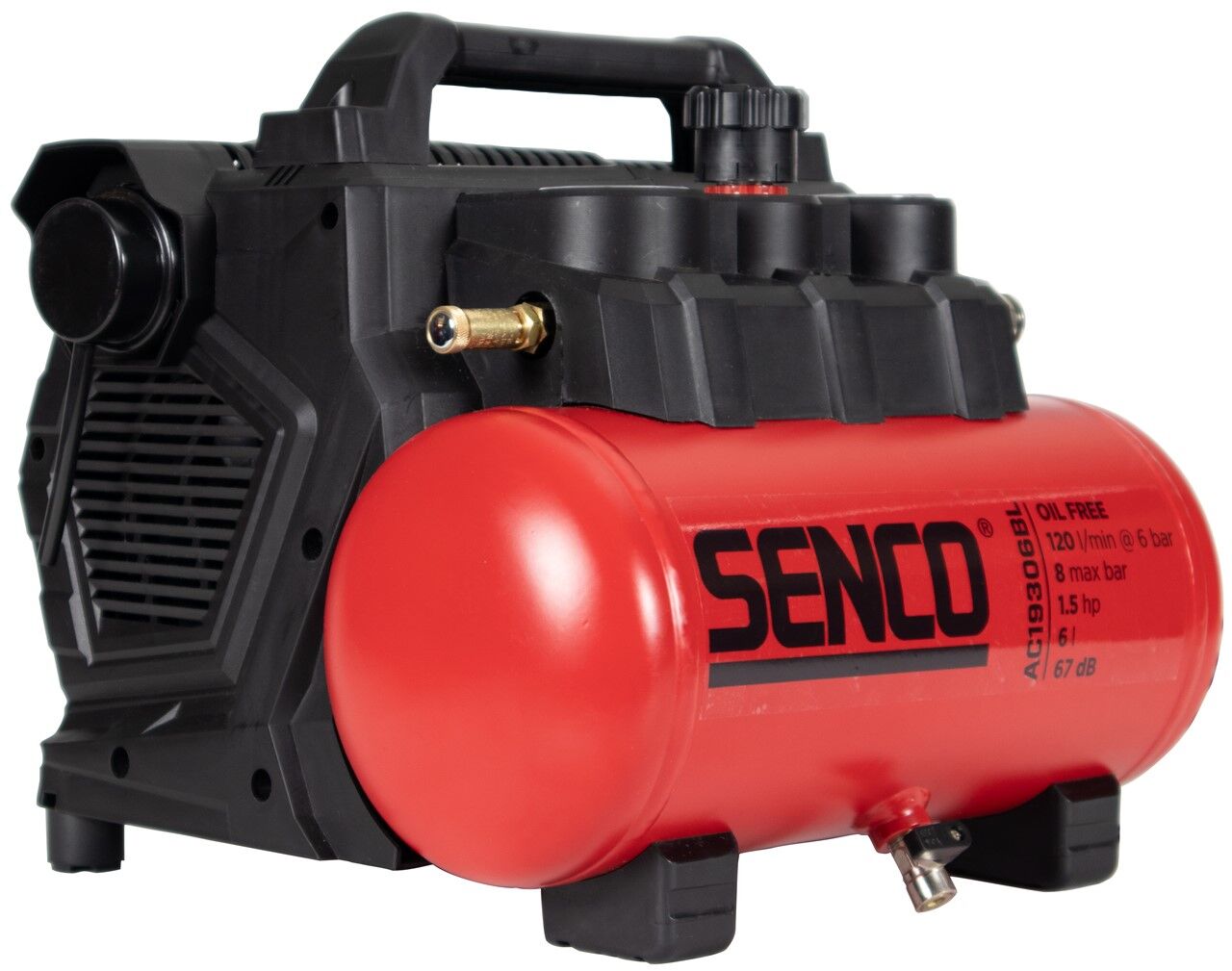 Senco AC19306BL Compressor 6 ltr. 8 Bar