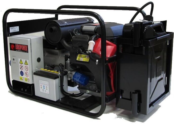 Europower EP16000TE standaard stroomaggregaat benzinemotor 16 KVA elektrische start 230/400Volt , krachtstroom 950001503