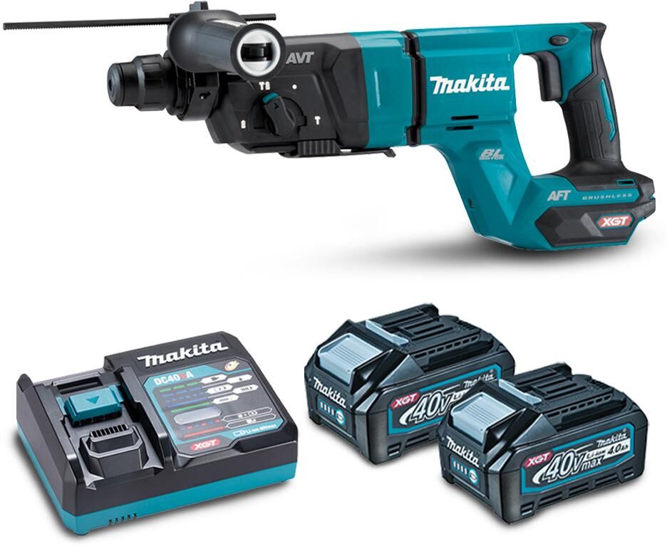 Makita HR007GM201 Combihamer 3J SDS-Plus 40V Max 4.0Ah Li-Ion