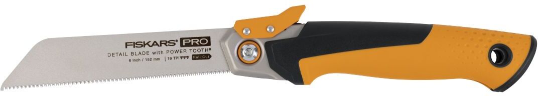 Fiskars 1062932 PowerTooth detail trekzaag 150mm 19tpi