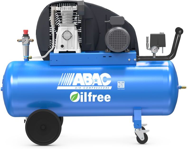 ABAC PRO A39B-0 150 CM3 Zero Compressor 393 l/min 150 ltr. 10 Bar 230 Volt