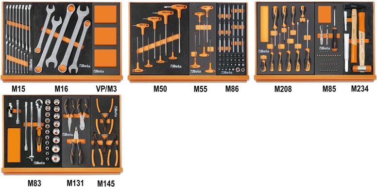 Beta 5904VG/2M assortiment van 170 gereedschappen