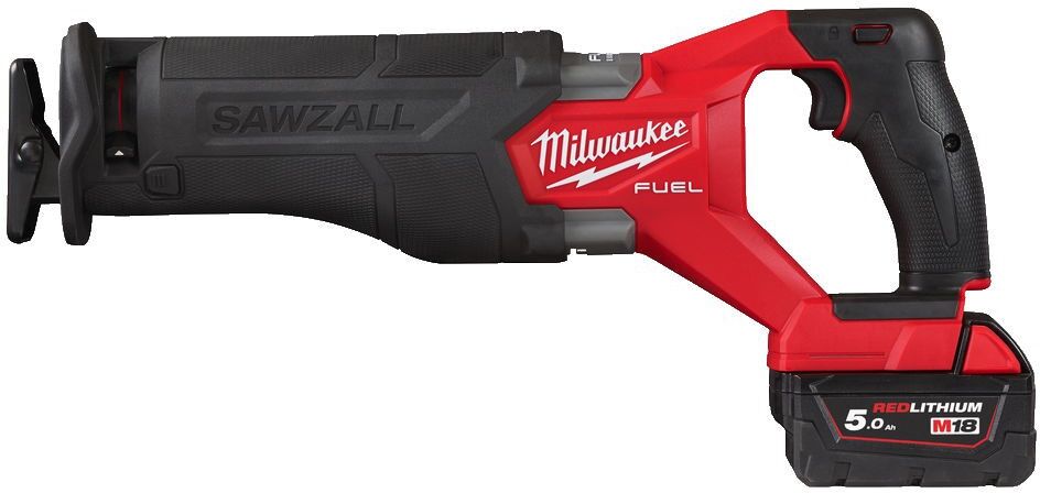 Milwaukee M18 FSZ-502X Accu Reciprozaag 18V 5.0Ah Li-Ion in HD-Box 4933478291