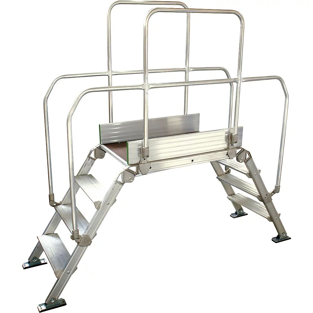 Aluminium ladderbrug, totale belasting 200 kg
