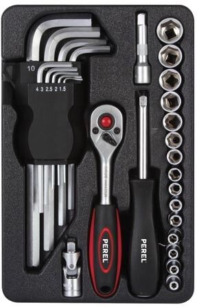 Toolland Conjunto Profissional De 28x Ferramentas - Perel