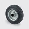 Tente Samostatné koleso, kovový disk, čierna guma, 100 mm