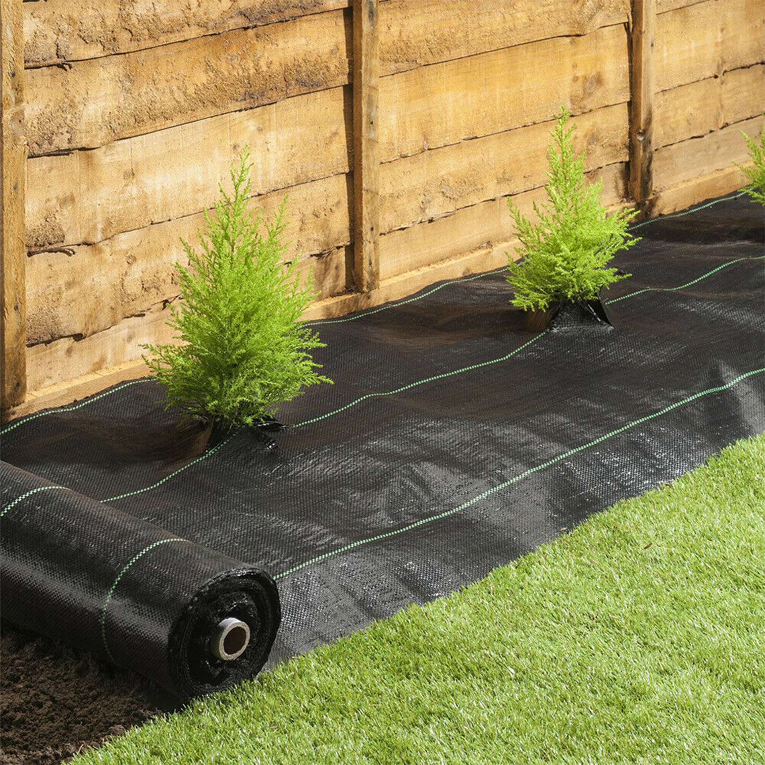 DailySale Weed Barrier Landscape Gardening Mat Fabric Woven