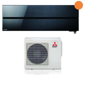 Mitsubishi - electric inverter-klimagerät serie kirigamine style 12000 btu msz-ln35vgb onyx schwarz r-32 wi-fi integriert klasse a+++ schwarz