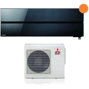 mitsubishi electric inverter-klimagerät serie kirigamine style 9000 btu msz-ln25vgb onyx schwarz r-32 wi-fi integriert klasse a+++ schwarz