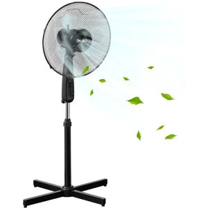 Standventilator Antrim 41cm ø mit 3 Stufen Oszillierend 50W Schwarz In.tec Schwarz