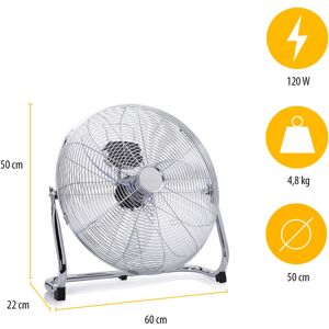 Tristar - Bodenventilator Lüfter ø 50cm, 120 Watt, 3 Stufen, 130° Winkel einstellbar