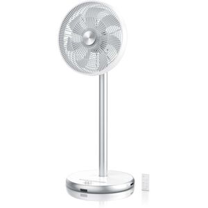 Brandson - Standventilator mit DC Motor - ECO Energiesparend - 9 Geschwindigkeiten - Ventilator mit Fernbedienung - Timer - 100° Oszillation - LED