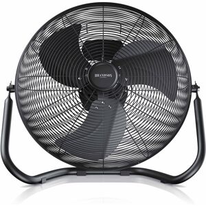 Brandson Windmaschine 120W, Standventilator 50cm Retro Stil, Ventilator, Bodenventilator mit hohem Luftdurchsatz, stufenlos neigbarer Ventilatorkopf