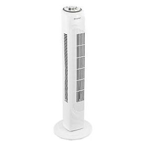 Standventilator exquisit VS 34570 we, 45 W, 3 Leistungsstufen, um 90°oszillierend, 120-Min-Timer, Tragegriff, Kippschutz, B 160 x T 155 x H 770 mm, weiß