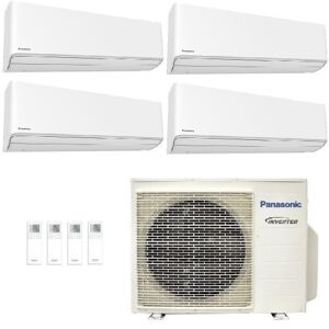 Panasonic Quadri 2.0+2.0+2.0+2.0 kW CU-4Z68TBE CS-Z20ZKEW CS-Z20ZKEW CS-Z20ZKEW CS-Z20ZKEW Klimaanlagen Z Etherea Weiß