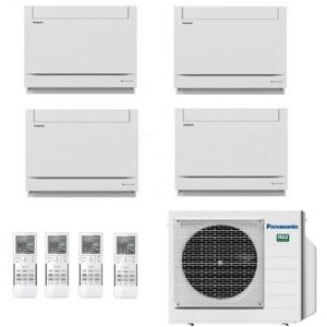 Panasonic Quadri Fußboden 3.5+3.5+3.5+3.5 kW CU-4Z80TBE CS-Z35UFEAW CS-Z35UFEAW CS-Z35UFEAW CS-Z35UFEAW Klimaanlagen Console