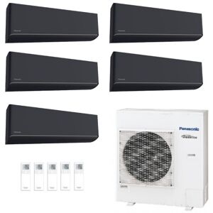 Panasonic Penta Split 2.0+2.0+2.0+2.0+2.5 kW CU-5Z90TBE 4 x CS-XZ20ZKEW-H + CS-XZ25ZKEW-H Klimaanlagen WiFi Graphitgrau R-32