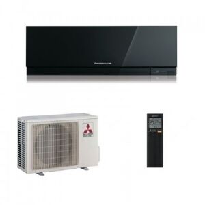 Mitsubishi 3.5 kW Mono Split MSZ-EF35VGKB MUZ-EF35VG Klimaanlagen Wand Premium Schwarz 12000 Btu WiFi R-32 A+++ A++