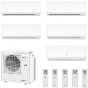 Fujitsu Penta Split 9+9+9+9+9 KM WiFi AOYG36KBTA5 5X ASYG09KMCF Klimaanlage Weiß R-32