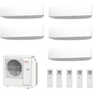 Fujitsu Penta Split 9+9+9+9+9 KE WiFi AOYG36KBTA5 5X ASYG09KETF Klimaanlage Weiß R-32