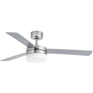 Lorefar (FARO) Faro PANAY Deckenventilator mit Beleuchtung 122cm nickel 2x E14