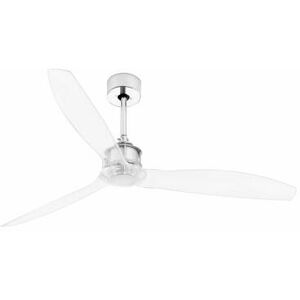 Lorefar (FARO) Faro JUST FAN chrom Deckenventilator mit DC Motor SMART 128cm