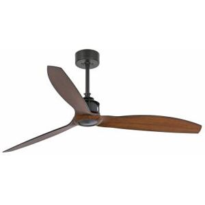 Lorefar (FARO) Faro JUST FAN schwarz/holz Deckenventilator mit DC Motor SMART 128cm