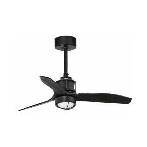 Lorefar (FARO) Faro JUST FAN LED schwarzer Deckenventilator mit DC Motor 81cm EEK E [A-G]