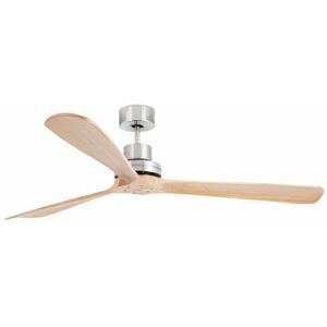 Lorefar (FARO) Faro LANTAU-G matt Nickel/Kiefer Deckenventilator mit DC Motor 168cm