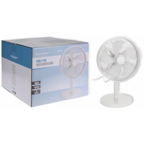 Tischventilator, 30 cm, 35 W, weiß