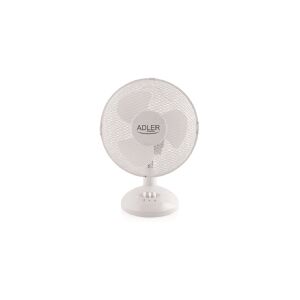 Adler AD 7302, Husholdning ventilator, Hvid, Gulv, Bord, 56 dB, 23 cm, 840 m³/t