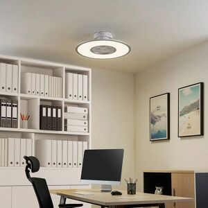 Starluna LED-loftventilator Romea, rund, DC, støjsvag, 60 cm
