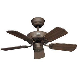 kaiserkraft Ventilador de techo CLASSIC ROYAL, Ø del aspa 750 mm, nogal / marrón antiguo / bronce