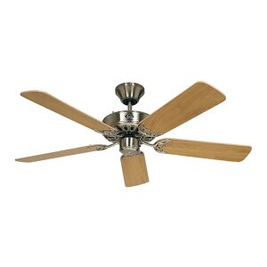 kaiserkraft Ventilador de techo CLASSIC ROYAL, Ø del aspa 1320 mm, haya / cromo cepillado