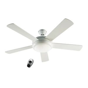 kaiserkraft Ventilador de techo TITANIUM, Ø del aspa 1320 mm, con mando a distancia, pintura blanca