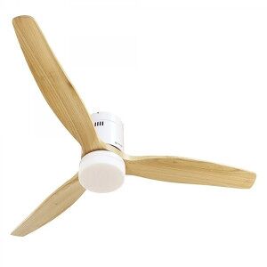 Ventilador De Techo Grunkel Skywind-52wb Blanco/madera