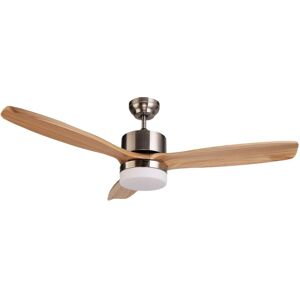 KLASSFAN Ventilador de techo con motor DC y con Aspas de madera