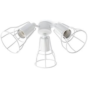 Faro Kit Luz Blanco Para Ventiladores  Barcelona Modelo Yakarta 33716