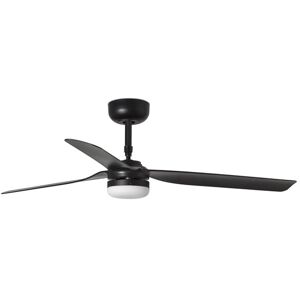 Faro Ventilador De Techo  Barcelona 33815wp-21 Punt Led Smart Fan Negro/negro Mate