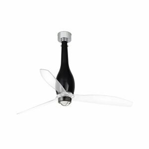 Faro Ventilador De Techo  Barcelona 32002wp-10 Eterfan Led Smart Fan Negro Brillo