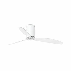 Faro Ventilador De Techo  Barcelona 32039wp Mini Tube Fan Smart Fan Blanco Mate