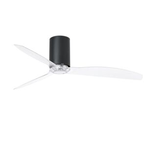 Faro Ventilador De Techo  Barcelona 32041 Mini Tube Fan Negro Mate