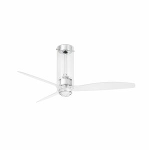 Faro Ventilador De Techo  Barcelona 33374wp-9 Tube Fan Led Smart Fan Cromo Brillo