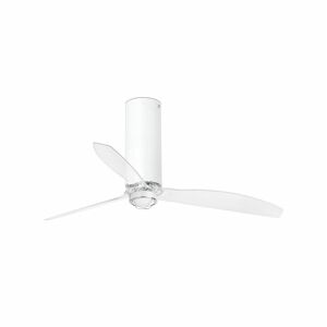 Faro Ventilador De Techo  Barcelona 32034-9 Tube Fan Led Blanco Mate