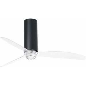 Faro Ventilador De Techo  Barcelona 32036-10 Tube Fan Led Negro Mate