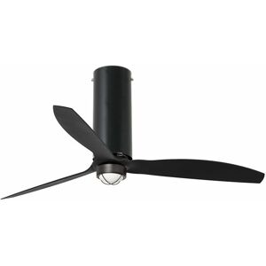 Faro Ventilador De Techo  Barcelona 32060-10 Tube Fan Led Negro Mate