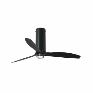 Faro Ventilador De Techo  Barcelona 32060wp-9 Tube Fan Led Smart Fan Negro Mate