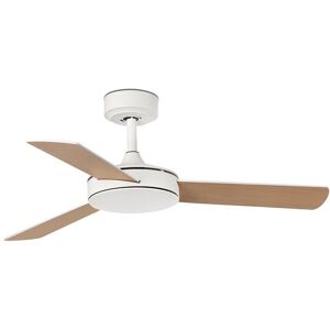 Faro Ventilador De Techo  Barcelona 33603dcwp Mini Mallorca S Smart Fan Blanco Y Arce/blanco