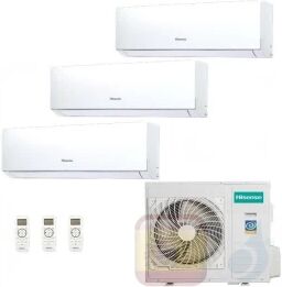 Hisense Aire Acondicionado Tres Split 7+7+7 Btu New Comfort Wifi Opc Dj20yd00g+ Dj20yd00g+ Dj20yd00g+ 3amw72u4rfa A+ A R-32