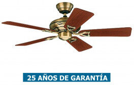 Hunter Ventilador De Techo Hunter Seville Ii 24034 Nogal O Roble Medio / Latón Antiguo